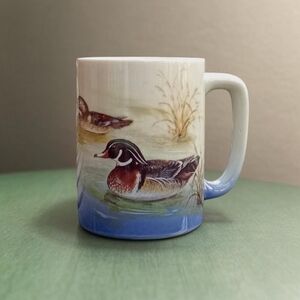 Vintage Otagiri Japan Coffee Mug with Wood Ducks | Gift for Bird Lover